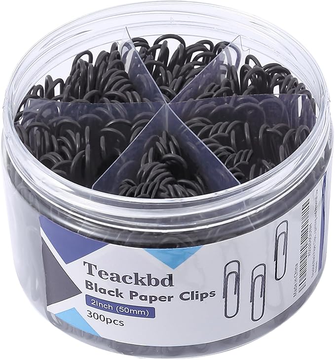 300Pcs Large Paper Clips, 2 Inch Paper Clip, Jumbo Paperclips Great by Teackbd