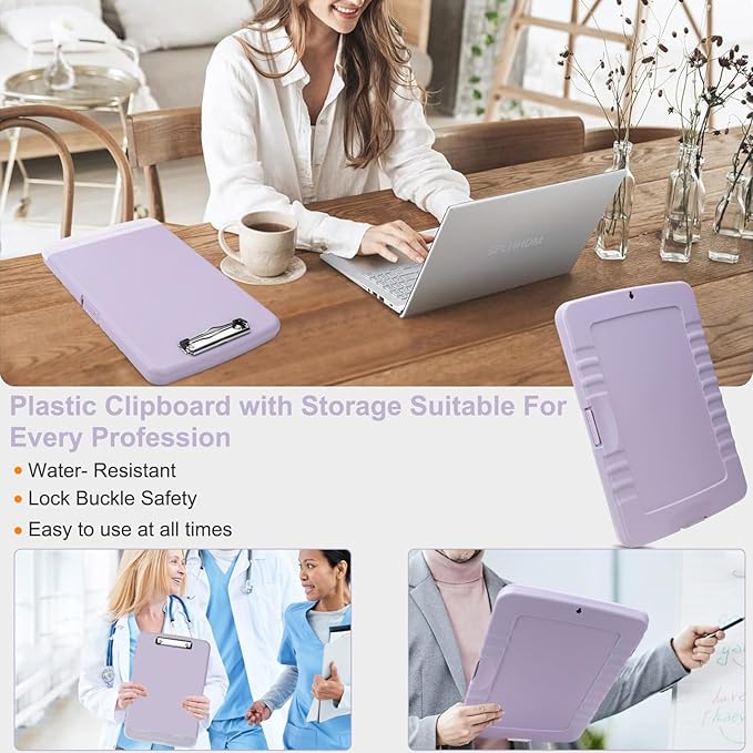SFLHHDM Purple Clipboard, Clip Board 8.5x11, Teacher Clipboards - Image 8