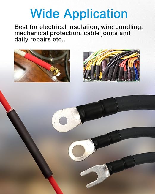 27pcs 3:1 Dual Wall Adhesive Heat Shrink Tubing Kit, 3 Large Sizes: 3/4 - Image 5