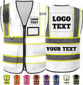Custom Safety Vest High Visibility Reflective Vests by Unknown