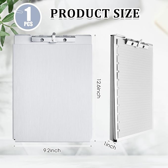 Henoyso Metal Storage Clipboard Bulk Heavy Duty Aluminum Clip Board - Image 2