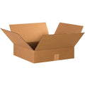 TAPE LOGIC 15 x 15 x 4 Corrugated Cardboard Boxes, Flat 15"L x 15"W x 4"H by TapeLogic