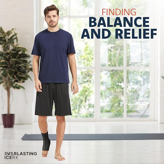 Ankle Ice Pack Wrap for Swelling, Reusable Foot Ice Pack Wrap - Image 6