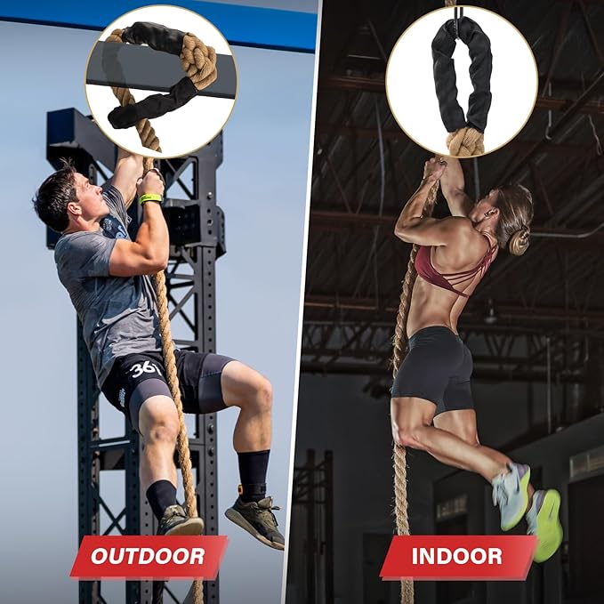 Climbing Rope Gym Workout - 10FT 15FT 20FT 25FT 30FT 35FT Heavy Duty Jute Thick - Image 5
