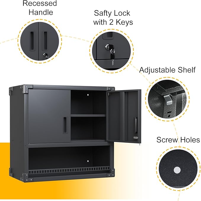 Metal Wall Mounted Cabinet - Image 6