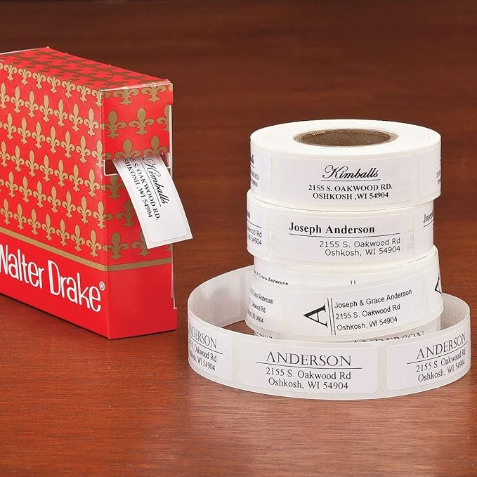 Custom Bold and Centered Address Labels 200 - Image 3