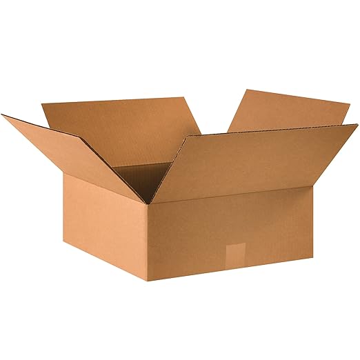 Tape Logic Shipping Boxes Flat 16"L x 16"W x 6"H, Moving and Storage by TapeLogic