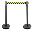 New Star Foodservice 1028911 Stanchions, 36-Inch Height, 6.5-Foot Retractable by NewStarFoodservice