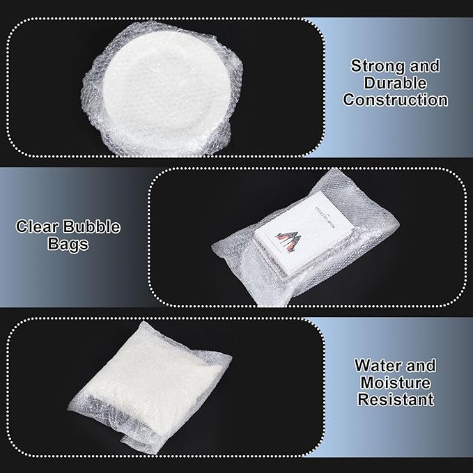 5 Pack Extra Large 28 * 32 Inch Bubble Pouches Clear Bubble Pouch Wrap Bags - Image 4