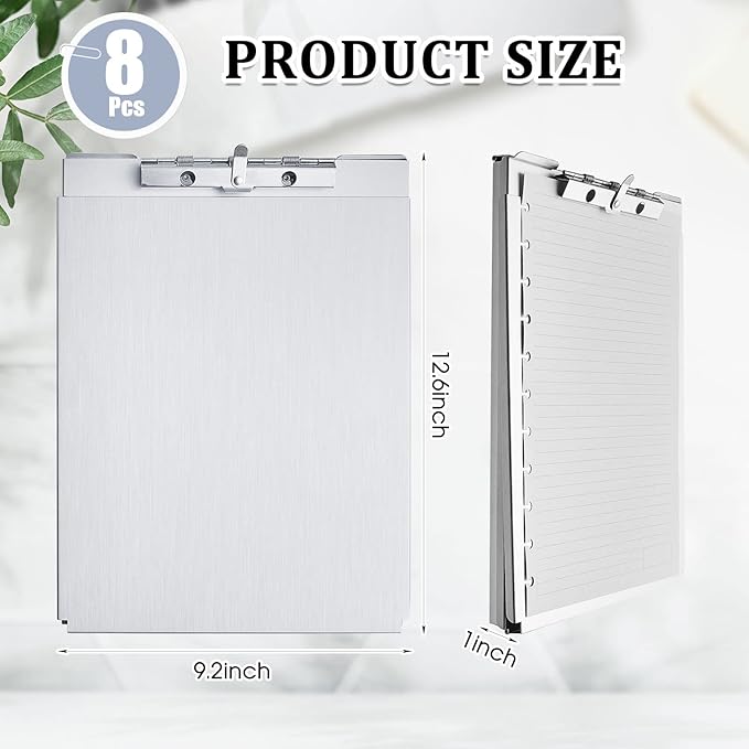 Henoyso Metal Storage Clipboard Bulk Heavy Duty Aluminum Clip Board - Image 2