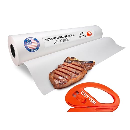 White Butcher Paper 36" x 12000" by IDLPackaging