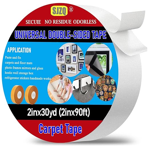 Double Sided Carpet Tape 2 in x 30 yd by BUYNOW