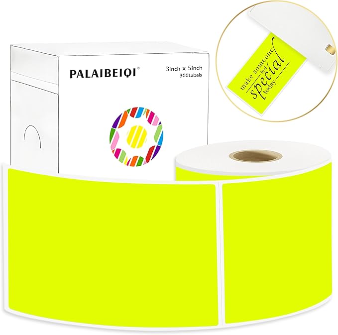 3x5 Inch Thermal Label Stickers, Moving Boxes, Address & Inventory Organization by Palaibeiqi