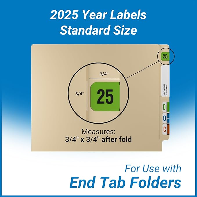 2025 Year Stickers, Doctor Stuff 2025 Chart Stickers, Fluorescent Green Color - Image 5