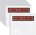 1000 Pcs Packing Slip Envelope Pouches Clear Self Adhesive Shipping Label by Teling