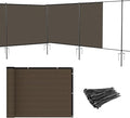Patio 5' x 137' Outdoor Privacy Screen Freestanding Temporary Fence Panels Net by Patio