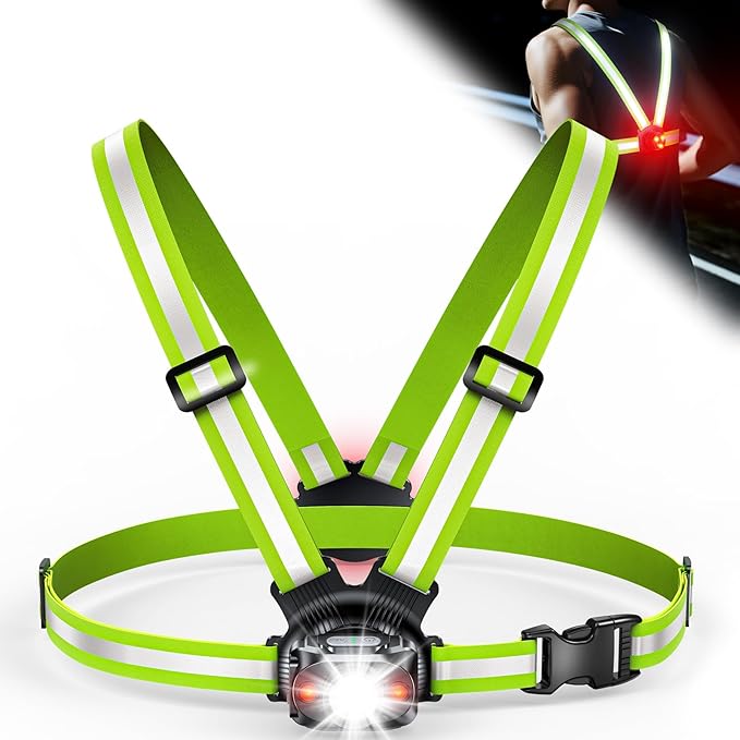 Running Lights for Runners, 500 Lumens Running Light by ISEYOUmakeabetterlife