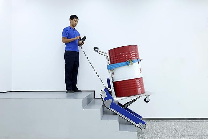 Heavy Duty Powered Track Stair Climbing Hand Truck, 683 LBS Load Crawler Stair - Image 6