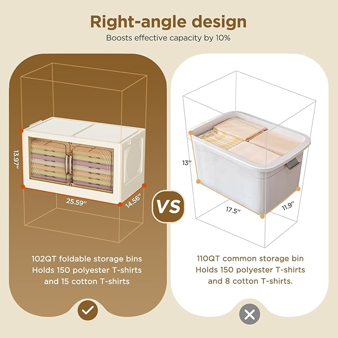 102QT Plastic 5 Tier Storage Bins - Image 6