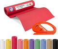 Christmas Red Kraft Paper Roll 12" x 1200" by IDLPackaging