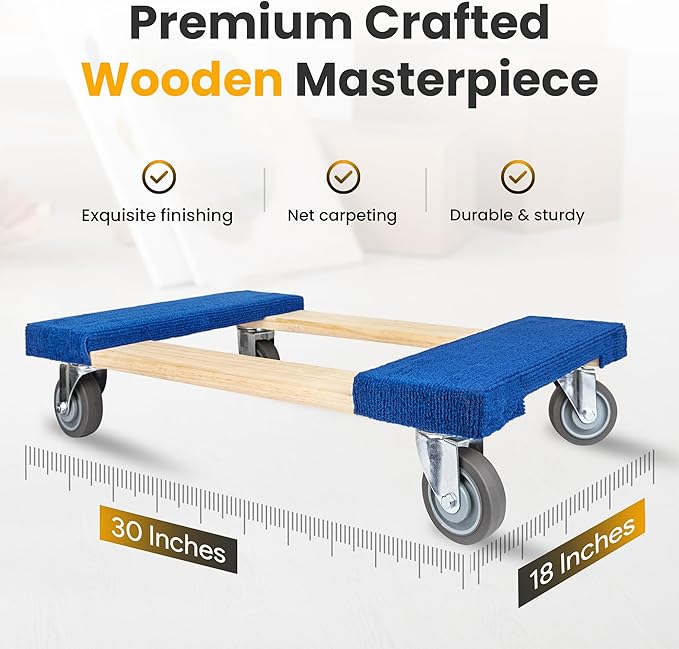 Heavy Duty Furniture Dolly Fully Assembled - Image 4