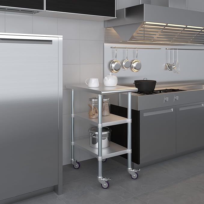 AmGood Stainless Steel Work Table - Image 9