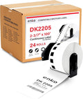 enKo - Compatible DK-2205 Continuous Paper Labels Compatible by enKoProducts