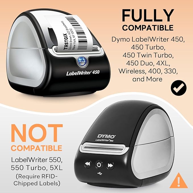 Compatible DYMO 30256 Direct Thermal Shipping Labels, Large Barcode & Address - Image 3