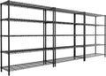 Storage Shelves Heavy Duty, 5-Tier Adjustable Metal Industrial Utility Shelf by ROOMTEC