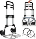 Vergo 400 lbs Capacity Folding Hand Truck Dolly – Lightweight Aluminum Frame by Vergo