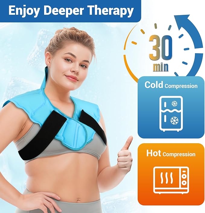 Comfytemp Ice Pack for Neck Shoulders Pain Relief, HSA Eligible FSA Wearable - Image 8