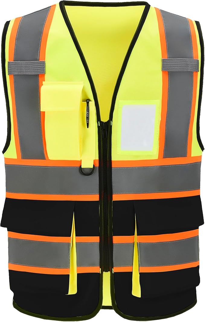 AYKRM 11 color High Vis Reflective Safety Vest by AYKRM