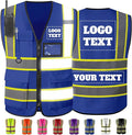 Custom Safety Vest High Visibility Reflective Vests by Unknown