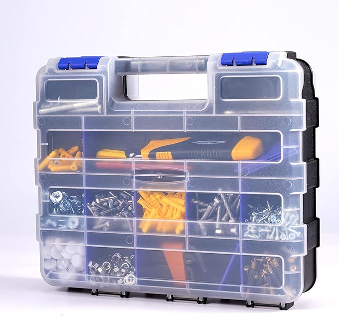 Small Parts Organizer Box Storage Case Tools Box Organizer Double Side 34 - Image 7