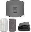 Heavy Duty Patio Furniture Covers Waterproof, 600D Round Outdoor Furniture by CNCZMH