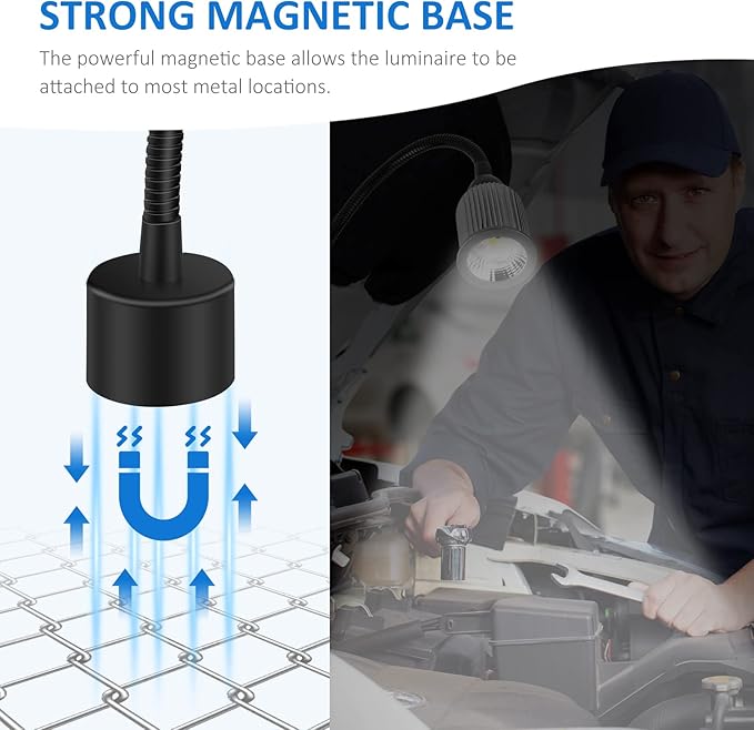 10W Magnetic Machine LED Work Light - Image 5