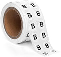 1000pcs Letter B Stickers, 0.5" Letter Sticker Dot Labels by SutterSigns