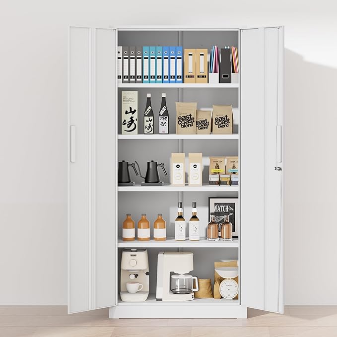 Greenvelly Metal Garage Storage Cabinet, Utility Metal Filing Cabinet - Image 8