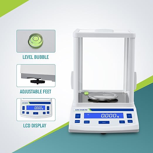 LICHEN Lab Scale High Precision Scale Laboratory 0.001gx500g Accuracy Lab - Image 4