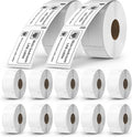 Compatible for DYMO 30330 Address Barcode White Thermal Labels Work by Unknown