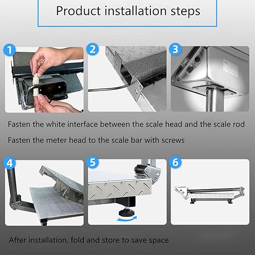 660 lb Commercial Platform Scale - Image 5