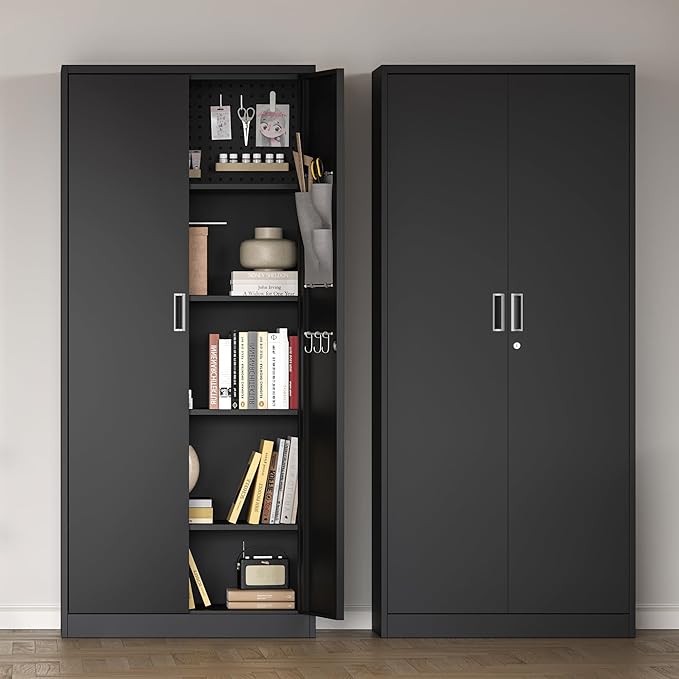 Big Metal Garage Storage Cabinet - Image 5