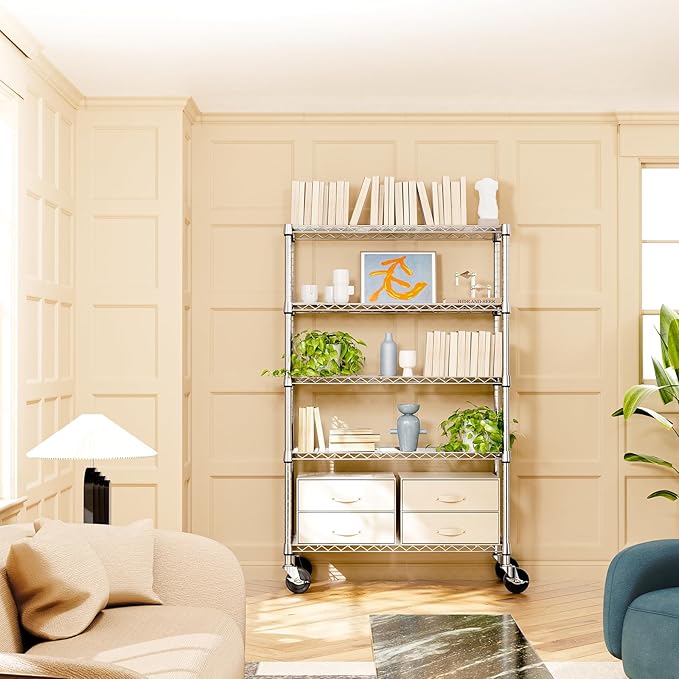 IZEUK 5-Tier Storage Shelving Unit - Image 7