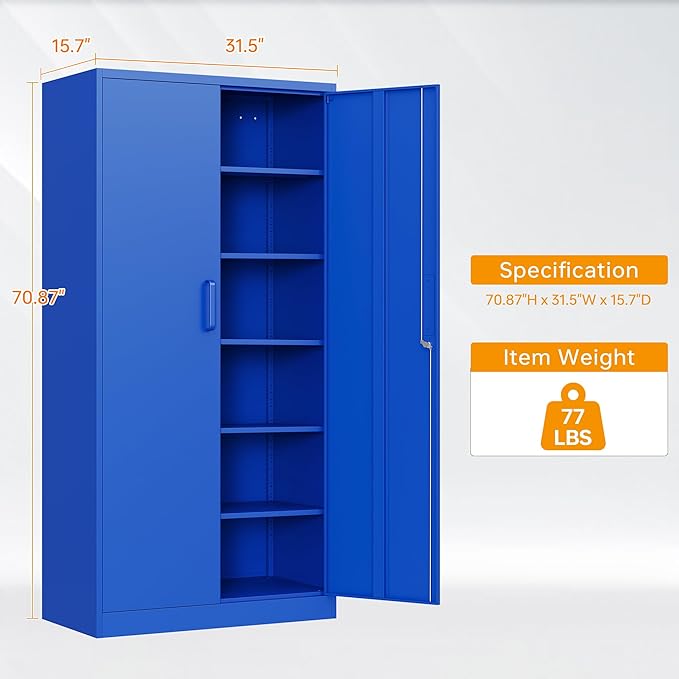 STANI Metal Garage Storage Cabinet - Image 7