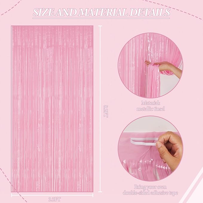 3 Pack Foil Fringe Backdrop - Image 3