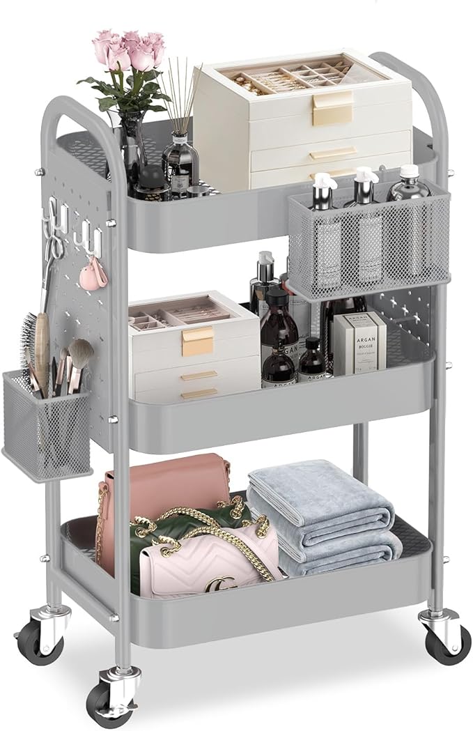 ALVOROG 3 Tier Rolling Cart by ALVOROG