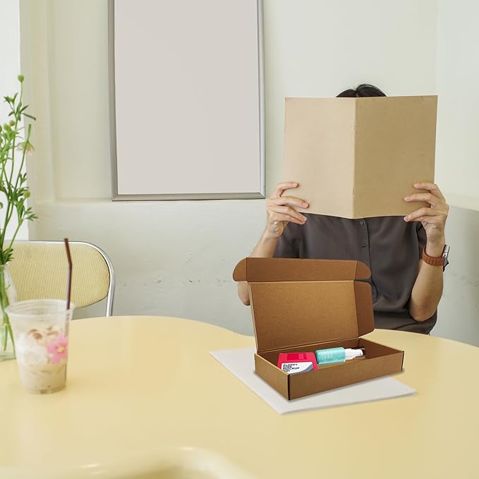 12x6x2 inches Shipping Boxes Bulk 25 Pack Brown, Corrugated Cardboard Box - Image 9