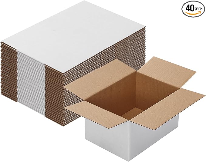 Calenzana 7x7x4 Shipping Boxes Set of 40 by Calenzana
