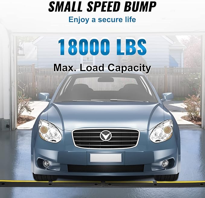 VEVOR 3.28 ft Cable Protector Ramp, 4 Pack of 1 Channel, 18000 lbs/axle - Image 2