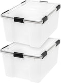 IRIS USA WeatherPro 63 Qt Storage Bins by IRISUSA